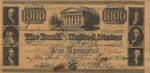 Replica of a $1000 bank note by First National Bank