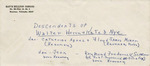 Nye Family Genealogy/Notes by Kate D. Nye and Walter Heron