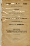Letter from the Secretary of War Transmitting a Report of Gov. Cass and Col. McKenney, on the Subject of the Complaints of the Winnebago Indians, &c. by James Barbour, United States War Department, Lewis Cass, and Thomas L. McKenney